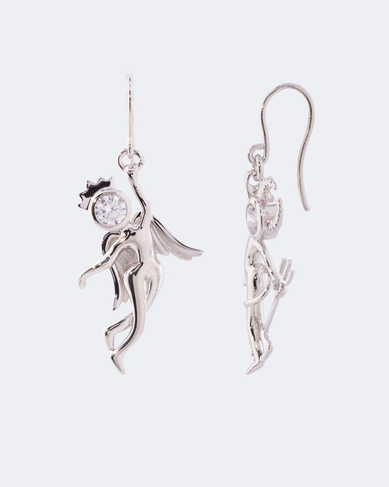 Ohrhaken Mit Zirkonia 3 Ohrhaken Mit Zirkonia