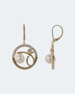 Ohrhänger Mit MK-Perle 8mm