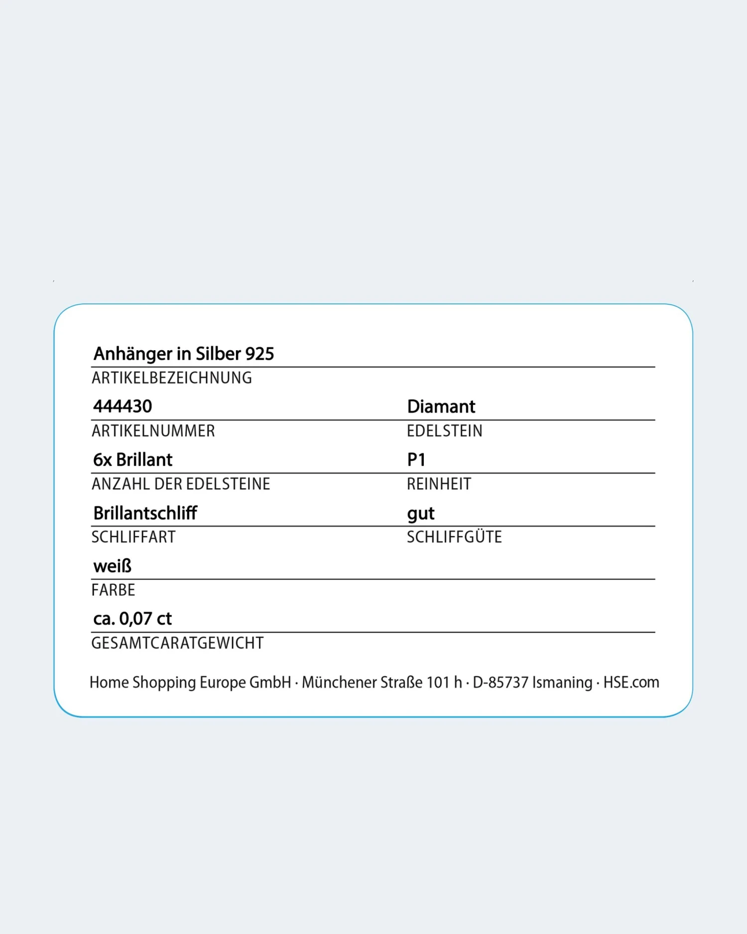 Brillantanhänger 0,07 Ct 5 Brillantanhänger 0,07 Ct – Bild 3