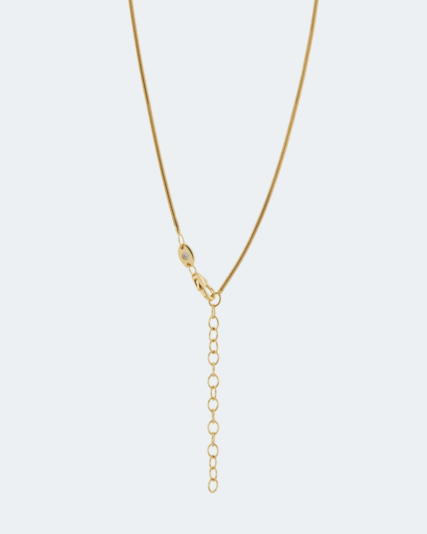 Schlangenkette Mit Brillant, 0,02 Ct 4 Schlangenkette Mit Brillant, 0,02 Ct – Bild 2