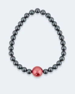 Hämatit-Armband Mit MK-Perle 12 Mm