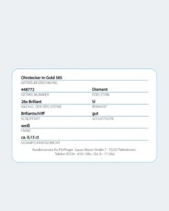 Brillant-Ohrstecker 0,13 Ct -Modegeschäft 59381365 58930bf2 e9de 4618 94c3 404da413acb0 pics2080