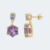 Ohrstecker Mit Amethyst Und Tansanit
