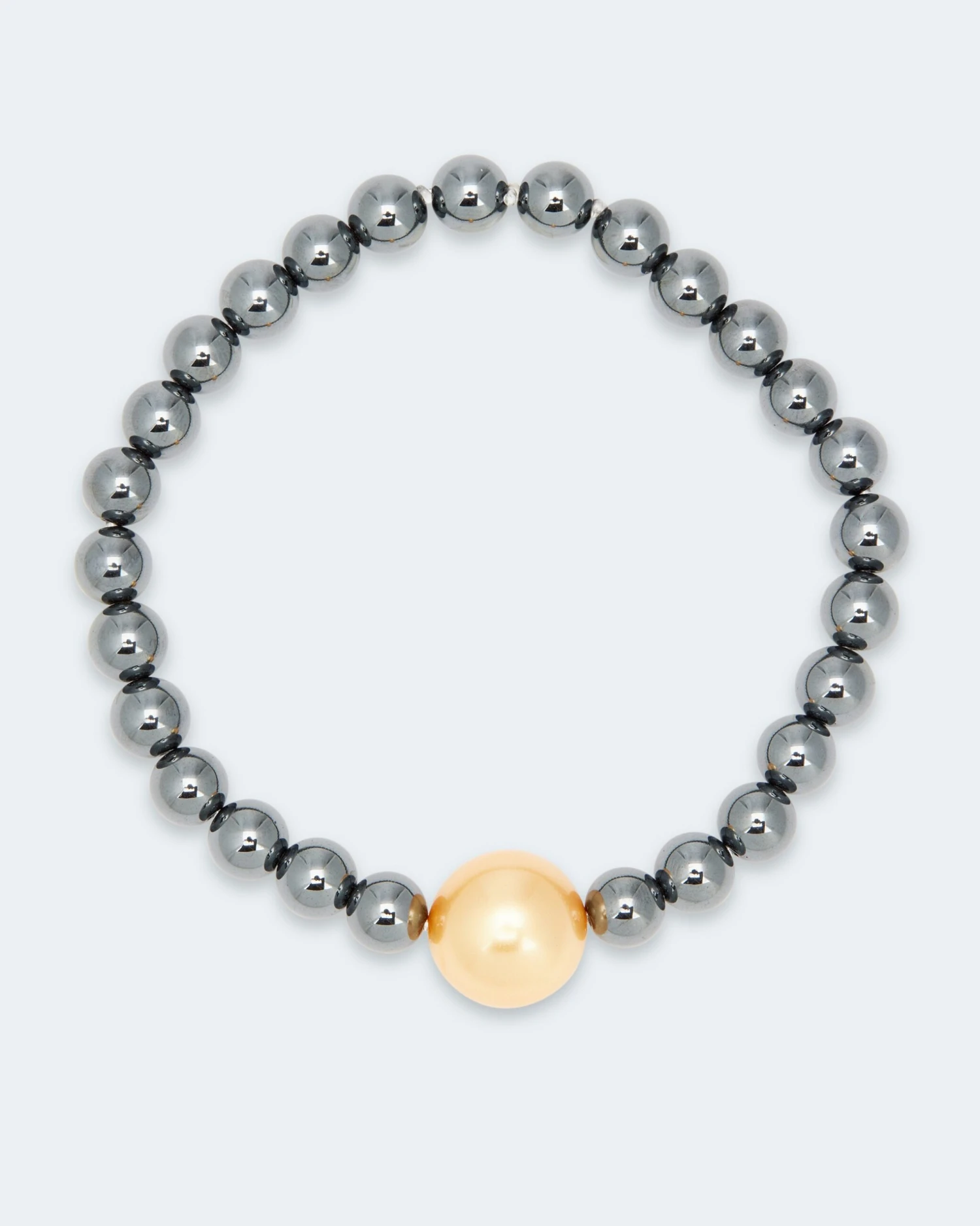 Hämatit-Armband Mit MK-Perle 12 Mm 13 Hämatit-Armband Mit MK-Perle 12 Mm – Bild 11