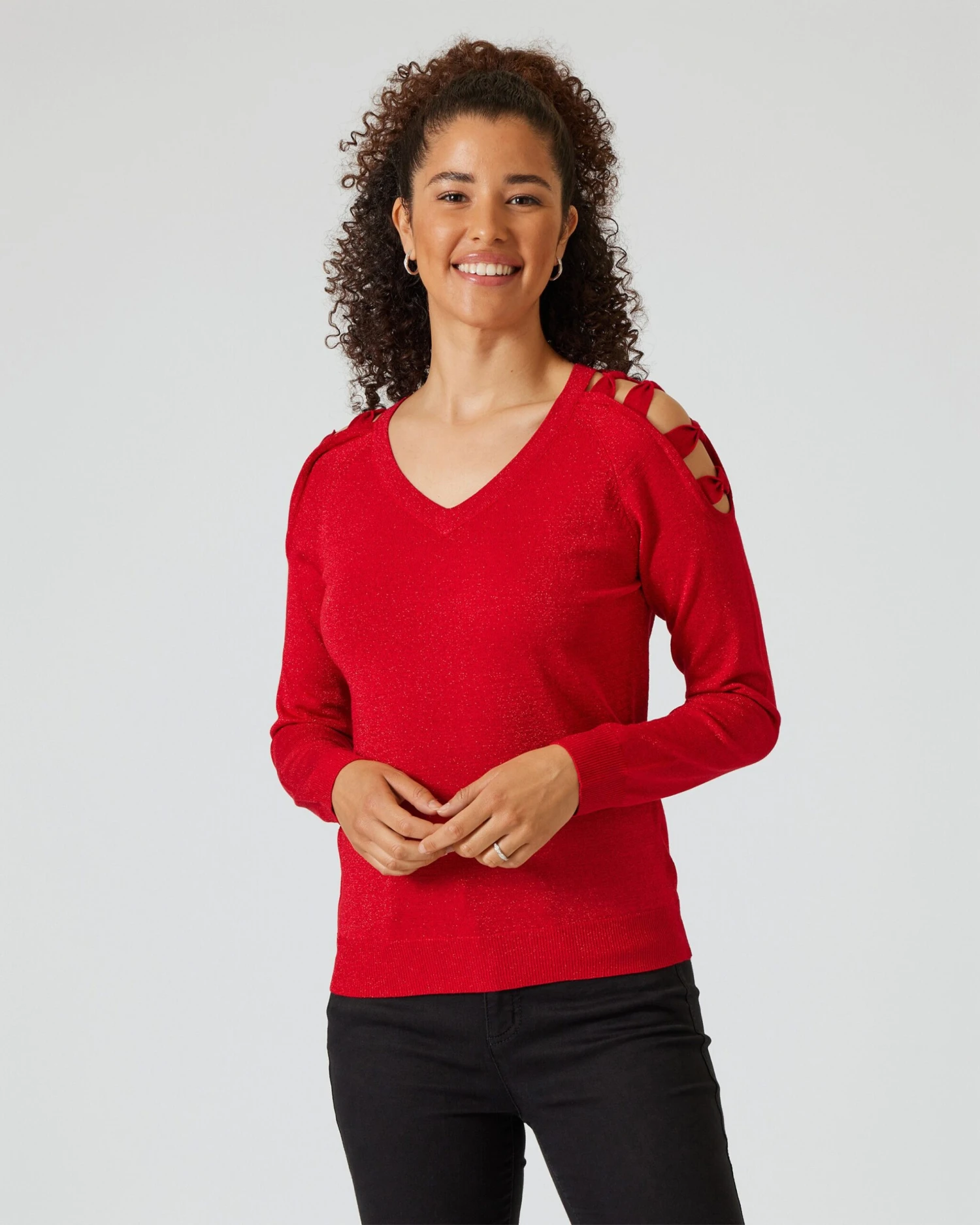 Pullover Mit Cut-Outs 4 Pullover Mit Cut-Outs – Bild 2