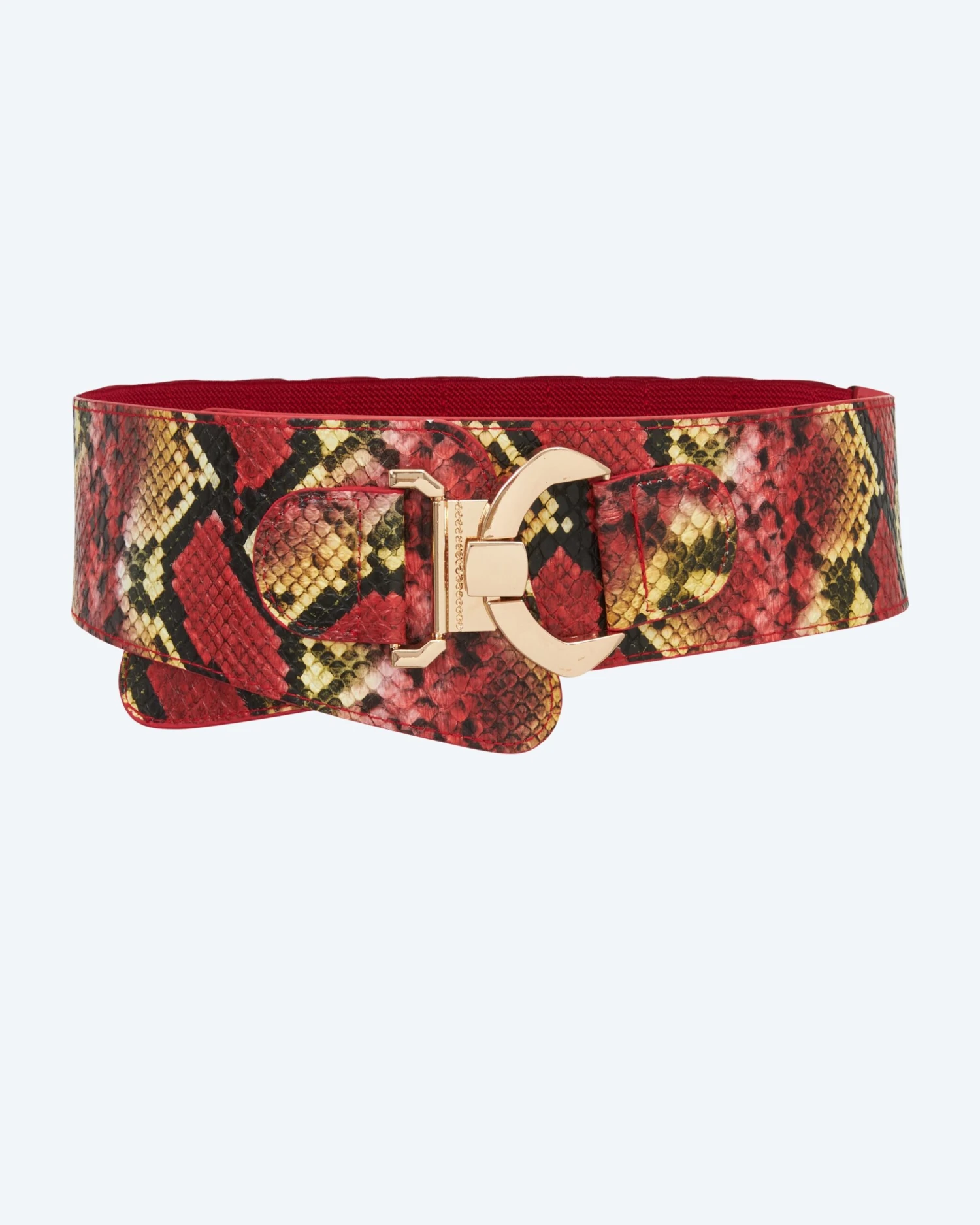 Stretchgürtel Mit Schlangenprägung 4 Stretchgürtel Mit Schlangenprägung – Bild 2