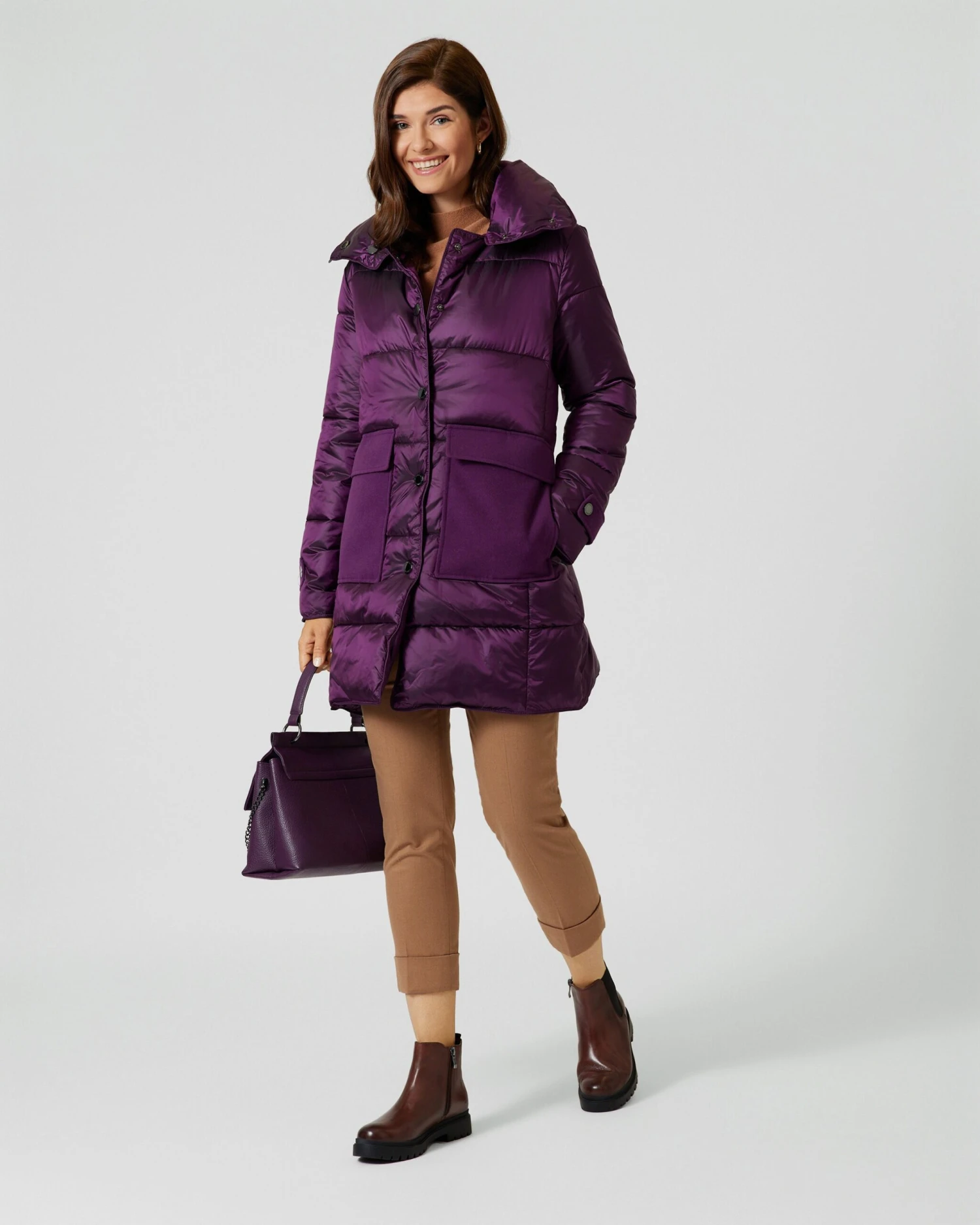 Steppmantel Im Material-Mix 8 Steppmantel Im Material-Mix – Bild 6