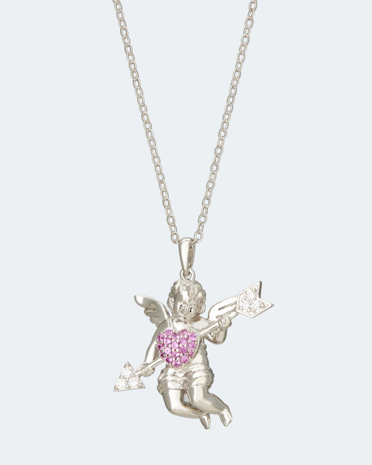 Ankerkette Mit Engel-Anhänger 3 Ankerkette Mit Engel-Anhänger