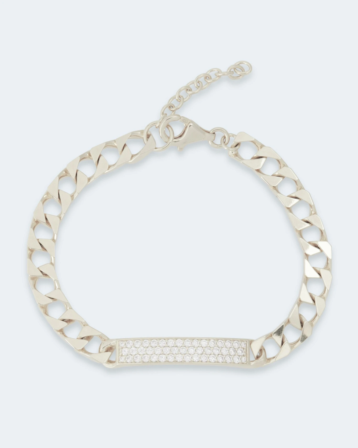 Panzerarmband Mit Zirkonia 6 Panzerarmband Mit Zirkonia – Bild 4