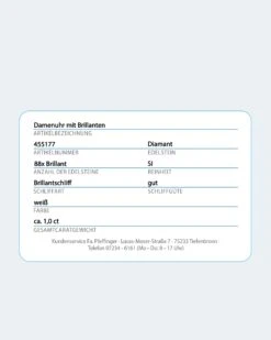 Brillantuhr Ca. 1,00 Ct 15 Brillantuhr Ca. 1,00 Ct -Modegeschäft 59661545 a2935333 3289 11ed 9039 5a72d431453d pics2080