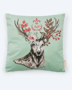 Velvet Dekokissen "Hirsch"