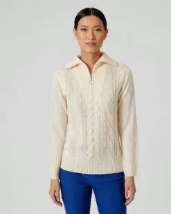 Strick-Troyer Mit Zopfmuster -Modegeschäft 59670415 8972c6ba 3e55 11ed 9039 5a72d431453d pics2080