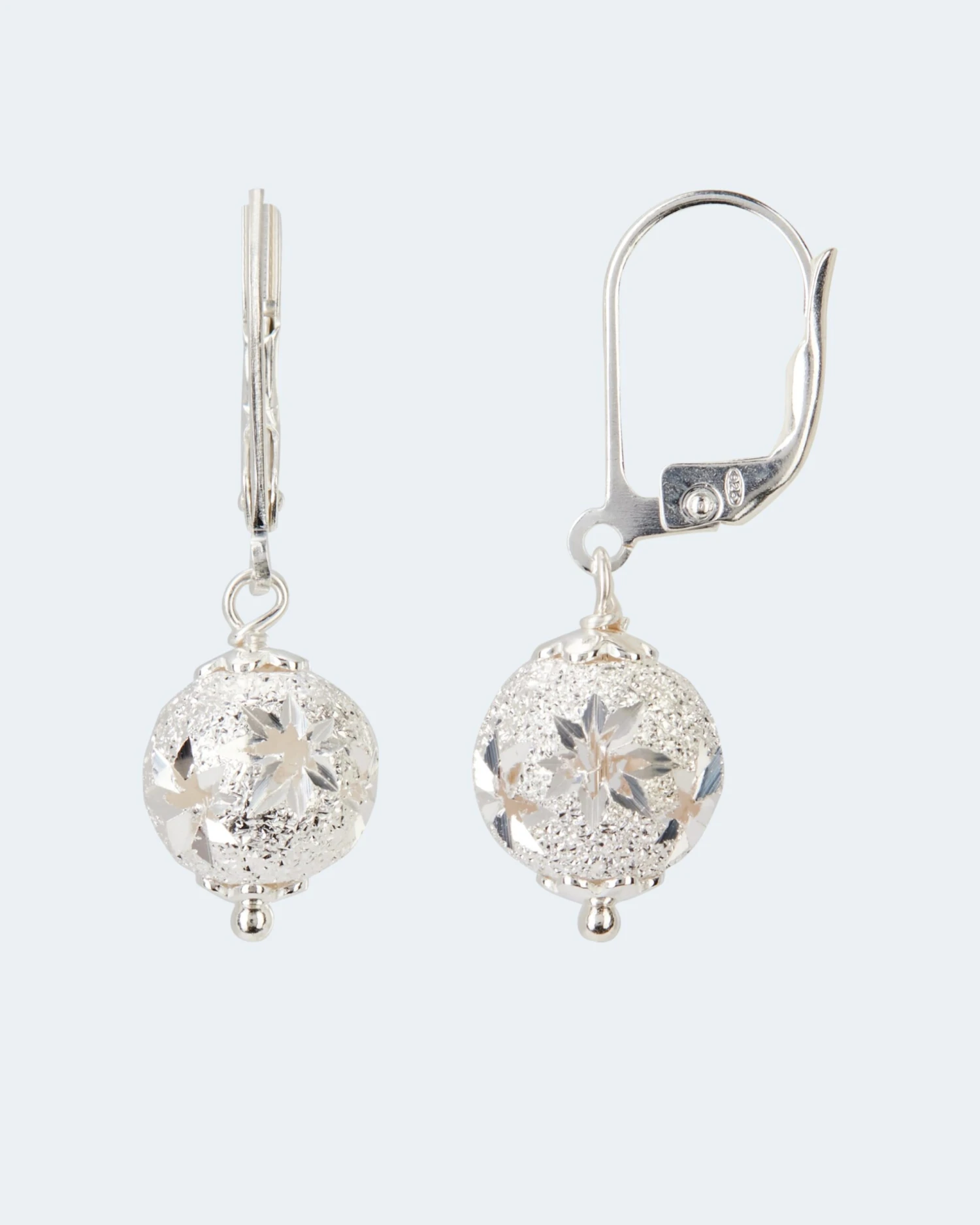 Ohrhänger Kugel Mit Stern 8 Ohrhänger Kugel Mit Stern – Bild 6