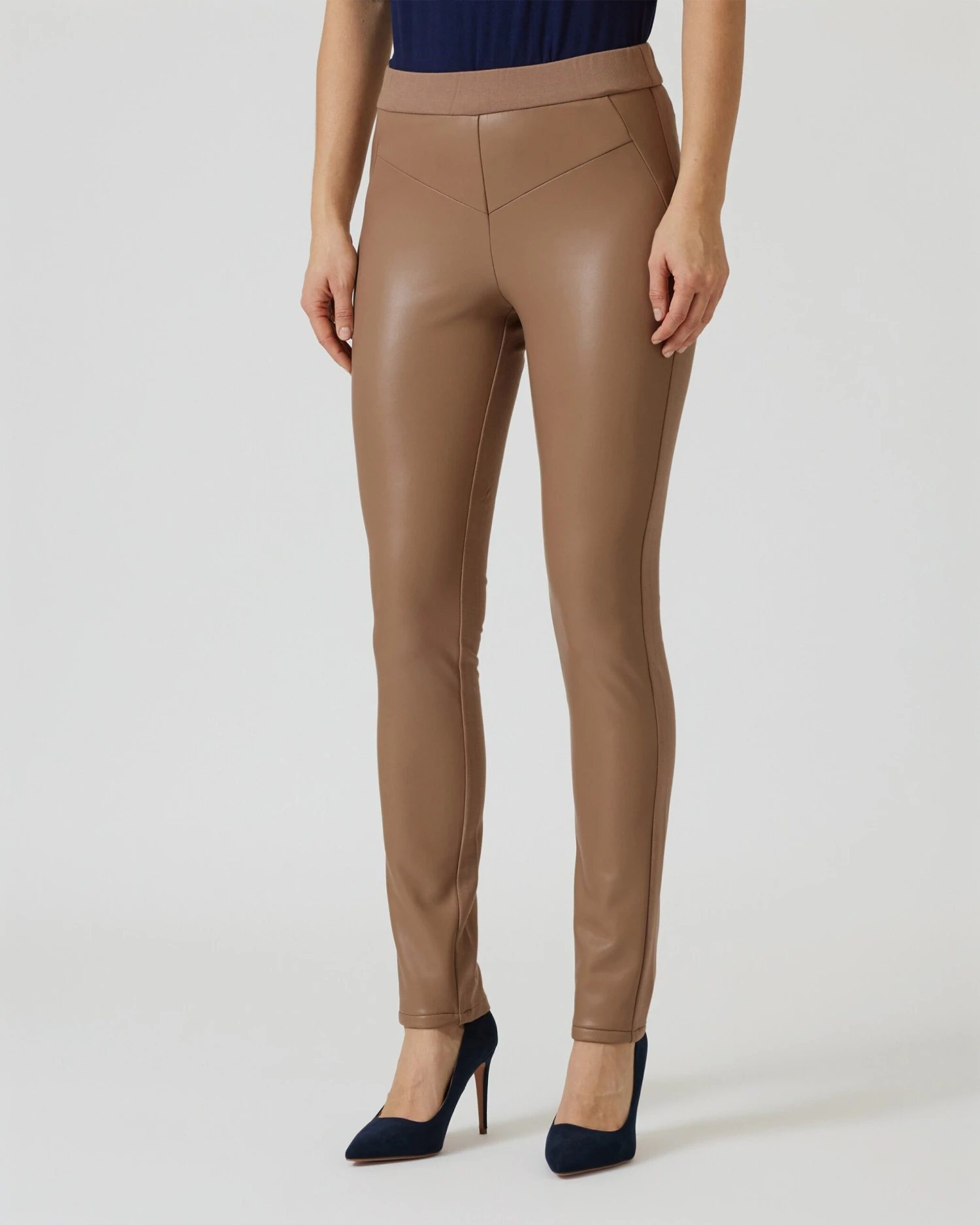 Ponte Hose Mit Lederimitat 3 Ponte Hose Mit Lederimitat