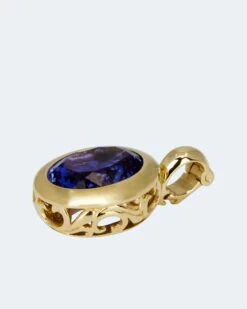 Clipanhänger Mit Tansanit AAAA -Modegeschäft 59695930 dc542987 6042 11ed 9039 5a72d431453d pics2080