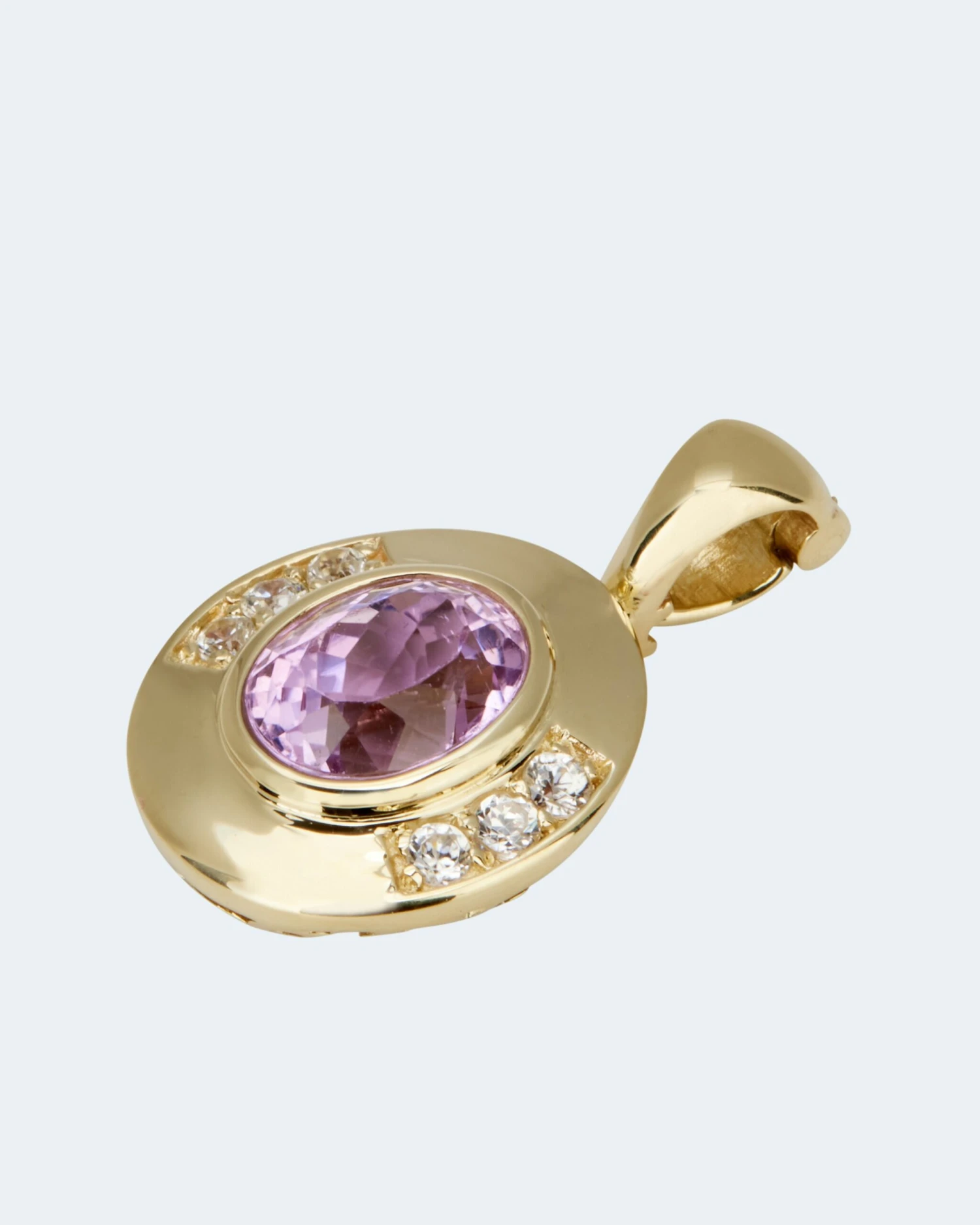 Clipanhänger Mit Galilea Kunzit Und Zirkon 5 Clipanhänger Mit Galilea Kunzit Und Zirkon – Bild 3