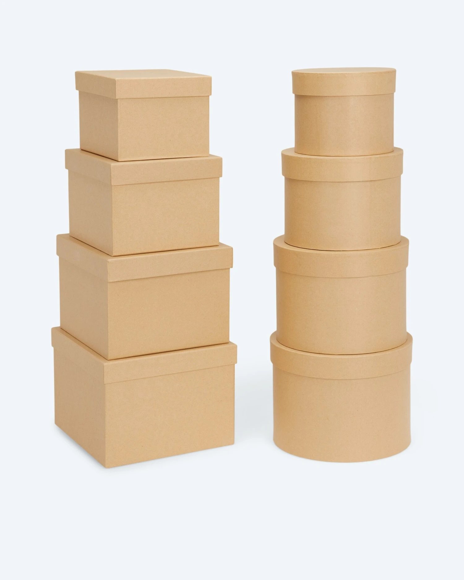 Boxen 8er-Set, Rund & Eckig 3 Boxen 8er-Set, Rund & Eckig