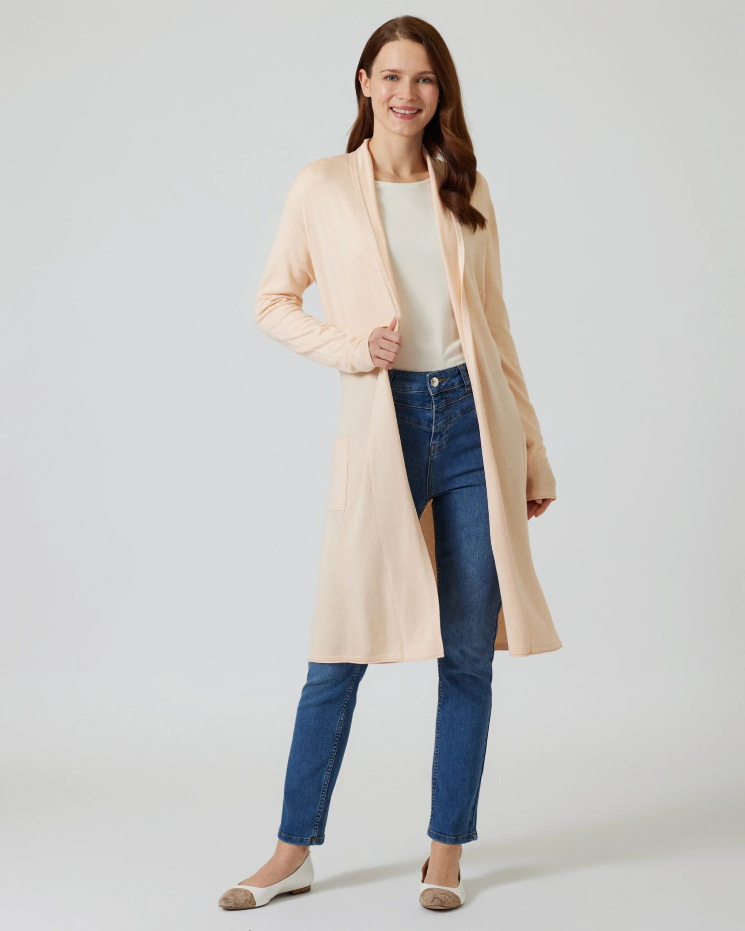 Strick-Longcardigan Im Unidesign 5 Strick-Longcardigan Im Unidesign – Bild 3