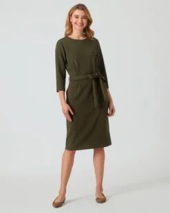 Sweatkleid Mit Rückenausschnitt