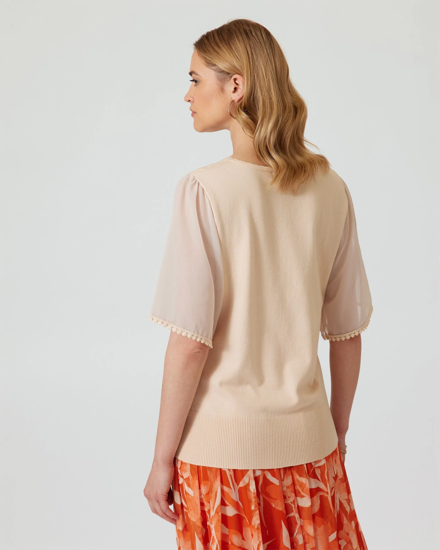 Pullover Mit Chiffonärmeln 10 Pullover Mit Chiffonärmeln – Bild 8