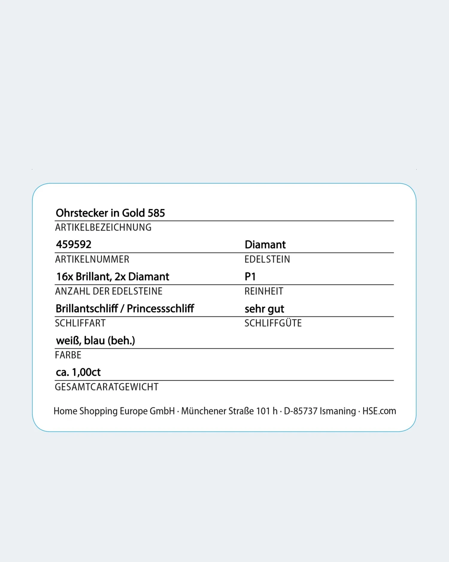 Diamant-Ohrstecker 1,00 Ct 6 Diamant-Ohrstecker 1,00 Ct – Bild 4