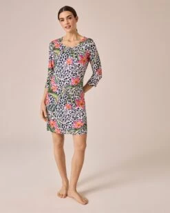 Bigshirt "Flower Leopard"