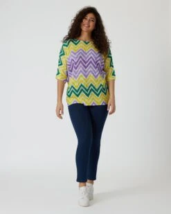 Pullover Mit Zick-Zack-Print -Modegeschäft 59795540 97fe8f67 dceb 11ed 9083 5a72d431453d pics2080