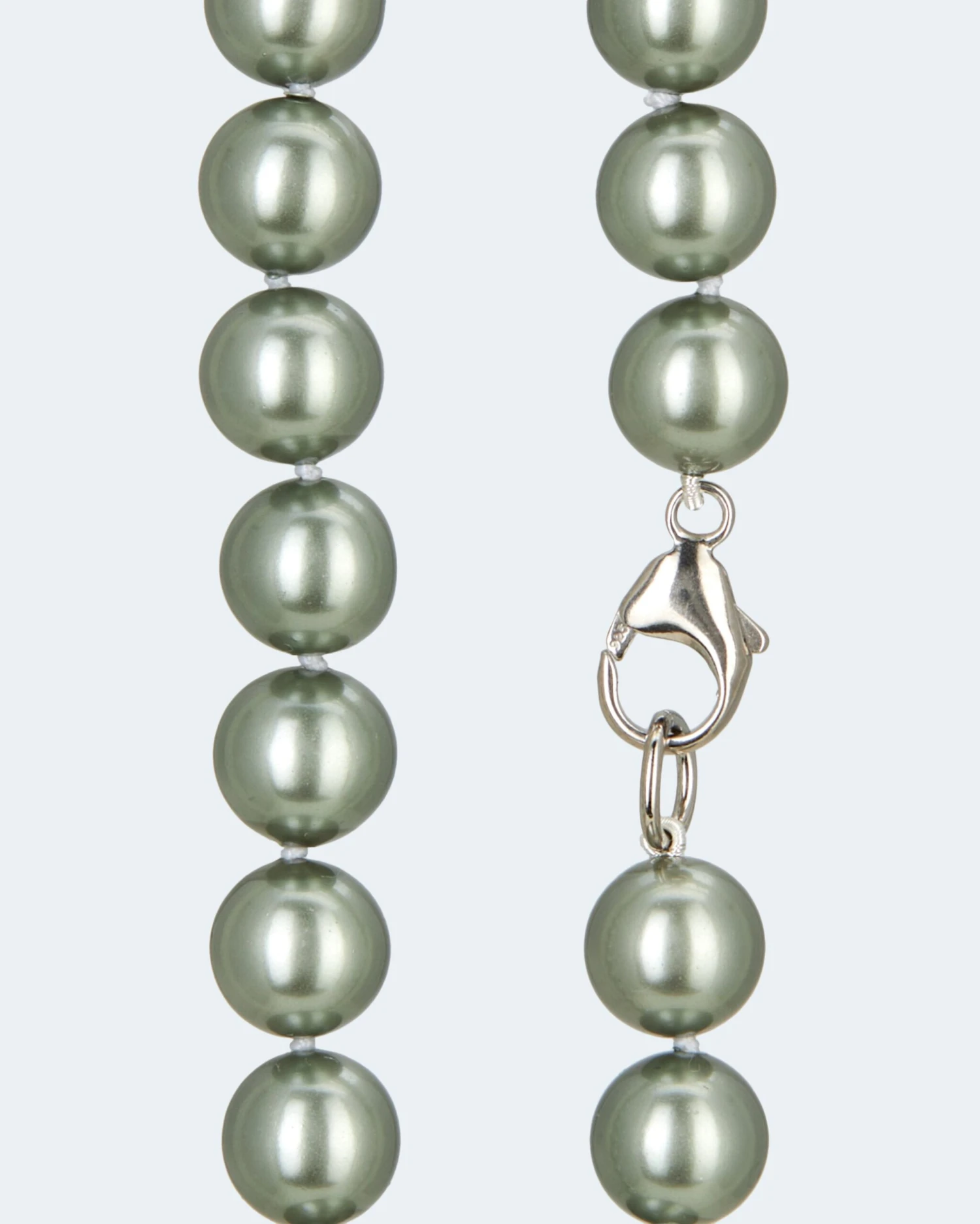 Collier MK-Perlen 10 Mm & Zirkonia 7 Collier MK-Perlen 10 Mm & Zirkonia – Bild 5