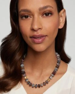 Collier Mit Achat, Bergkristall-Dublette Und Hämatit -Modegeschäft 59798315 bc1264dc e037 11ed 9083 5a72d431453d pics2080