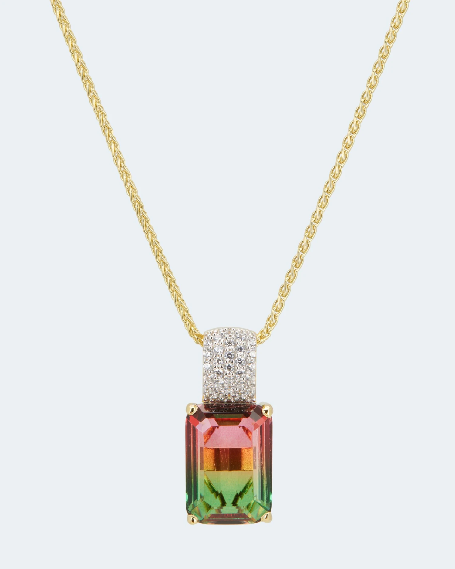 Anhänger Mit Rainbow-Zirkonia 6 Anhänger Mit Rainbow-Zirkonia – Bild 4