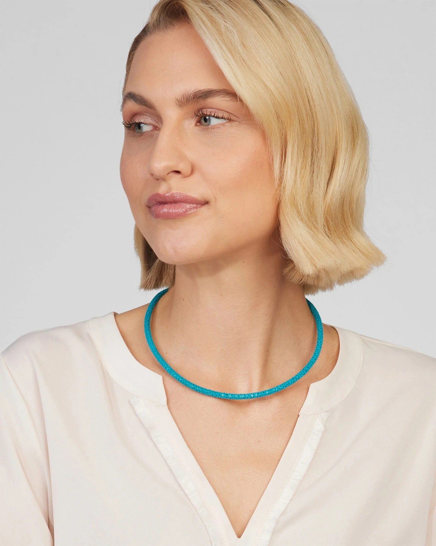 Lederband In Rochen-Optik 5 Lederband In Rochen-Optik – Bild 3