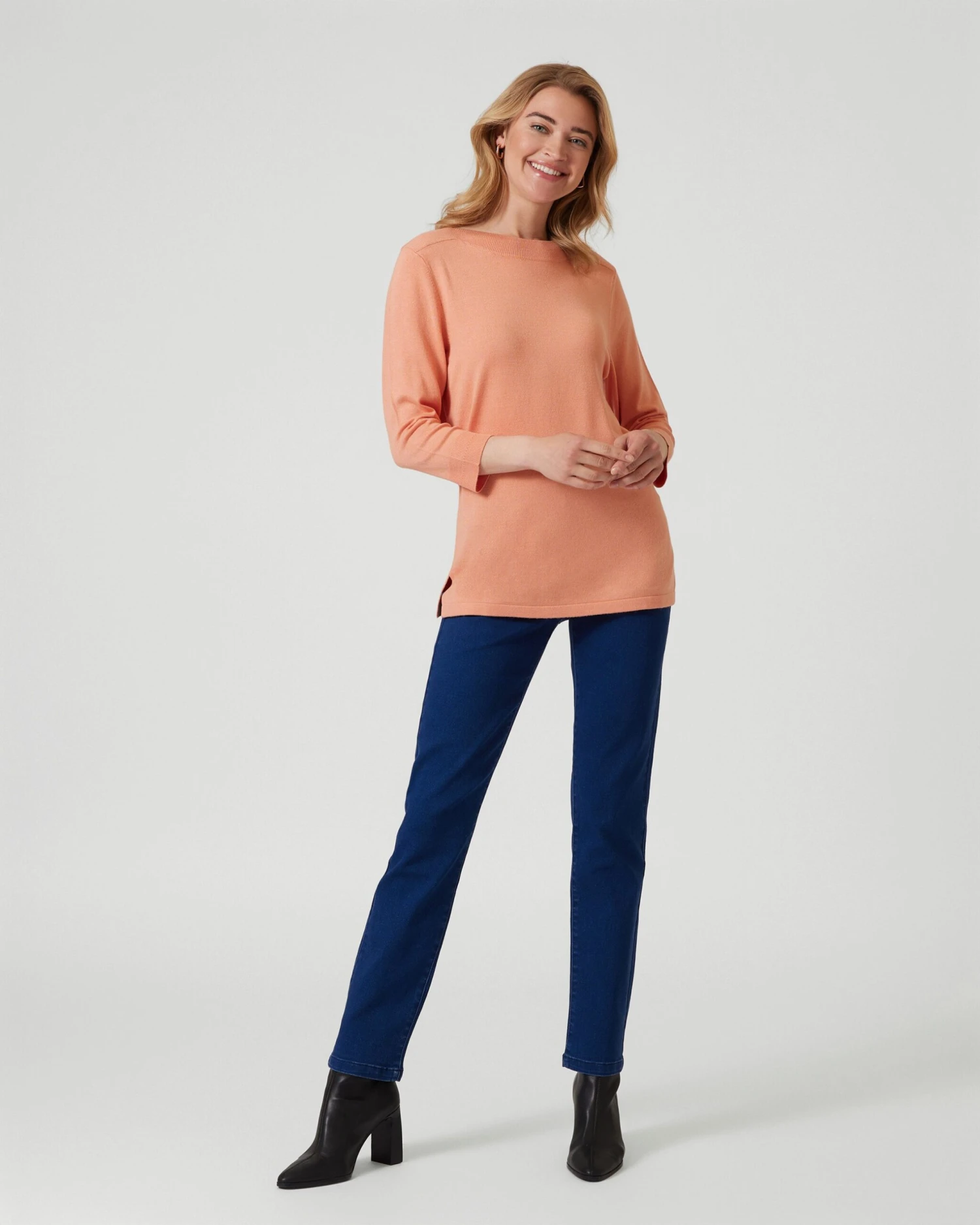 Feinstrickpullover Mit U-Boot-Ausschnitt 7 Feinstrickpullover Mit U-Boot-Ausschnitt – Bild 5