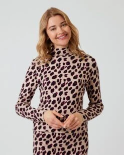 Strickpullover Mit Leo-Muster