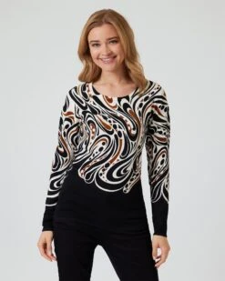 Classic Pullover "Fantasie-Druck"