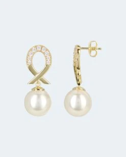 Ohrstecker MK-Perle 12 Mm & Zirkonia