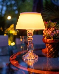 Solar-Tischleuchte Mit USB-Option