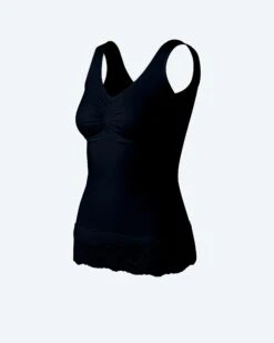 Leichttop Mit Spitzenbund