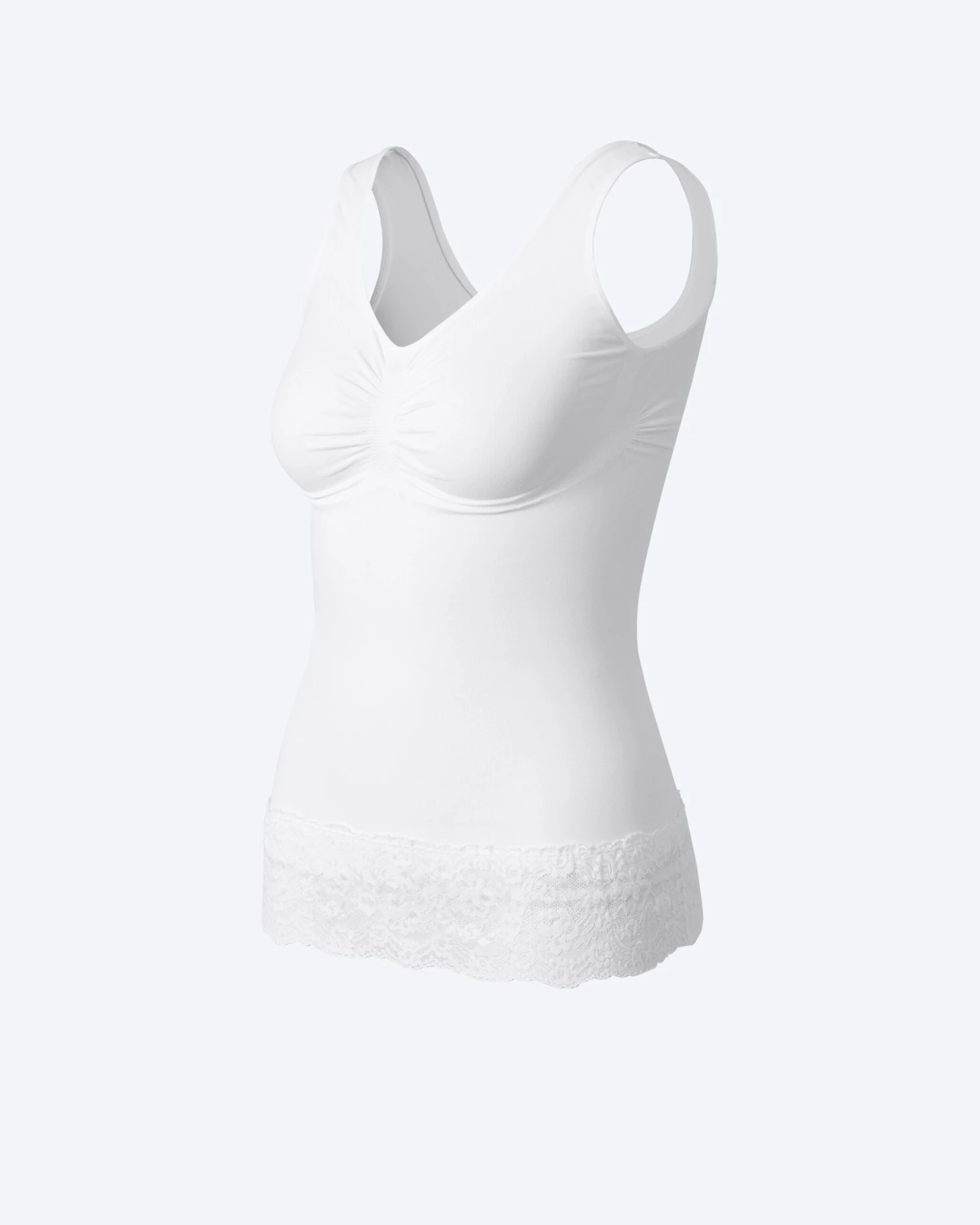 Leichttop Mit Spitzenbund 5 Leichttop Mit Spitzenbund – Bild 3