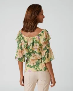 Chiffonbluse Mit Carmen-Ausschnitt -Modegeschäft 59817407 8a9e4b95 fad7 11ed 9169 5a72d431453d pics2080