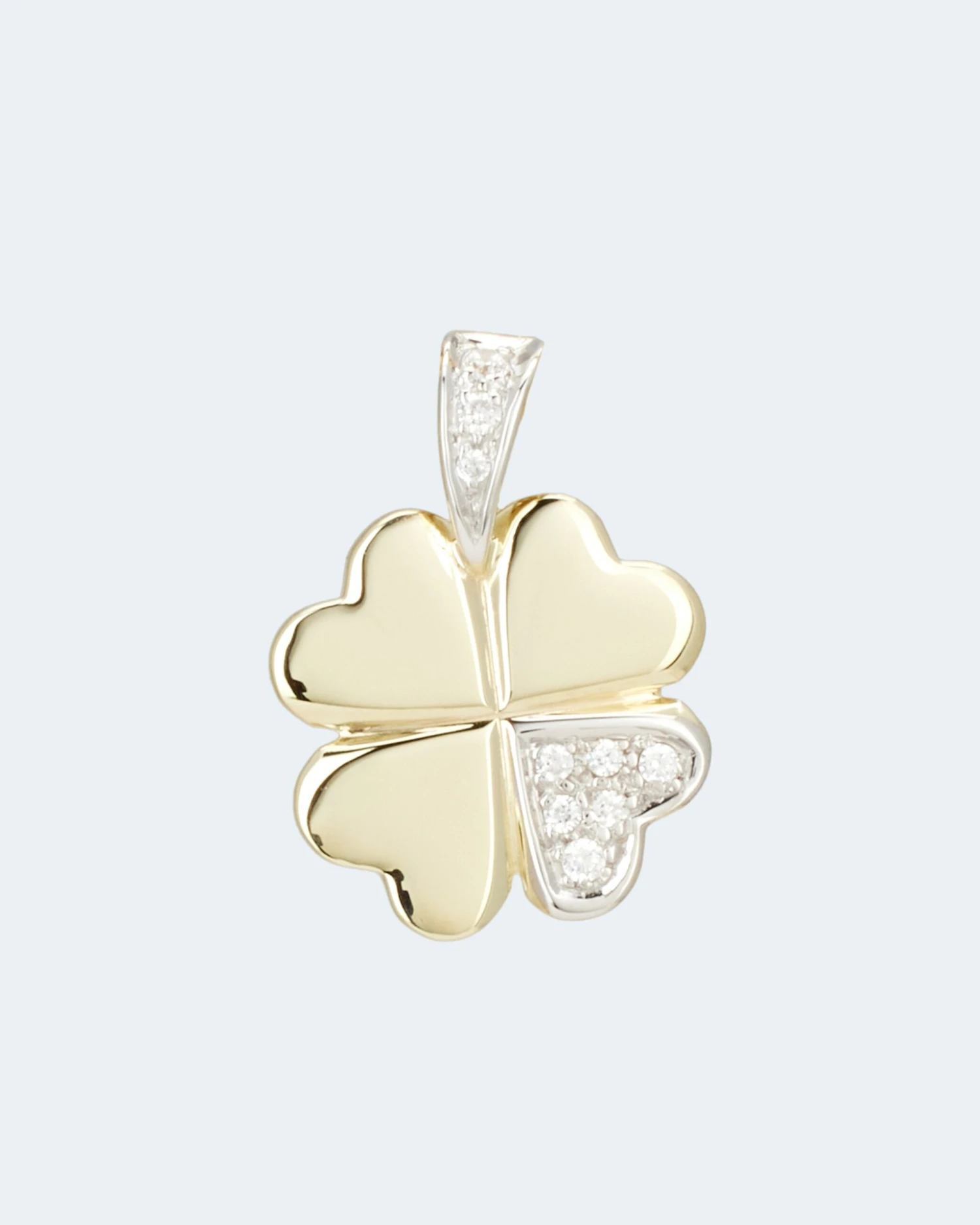 Brillantanhänger "Kleeblatt" Ca. 0,08 Ct 8 Brillantanhänger "Kleeblatt" Ca. 0,08 Ct – Bild 6