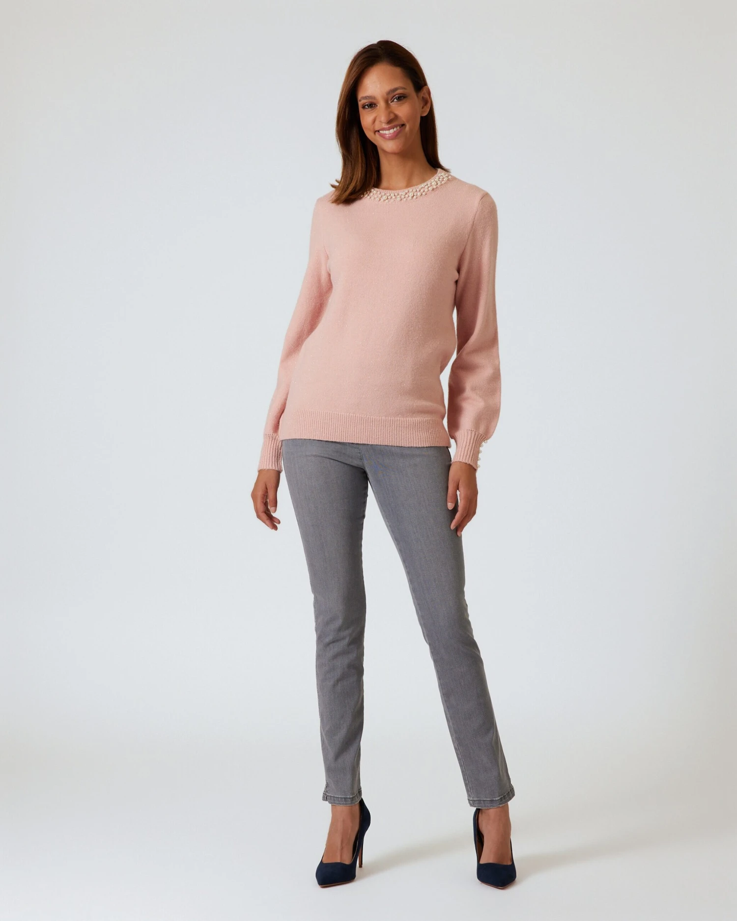 Pullover Mit Perlenverzierung 5 Pullover Mit Perlenverzierung – Bild 3