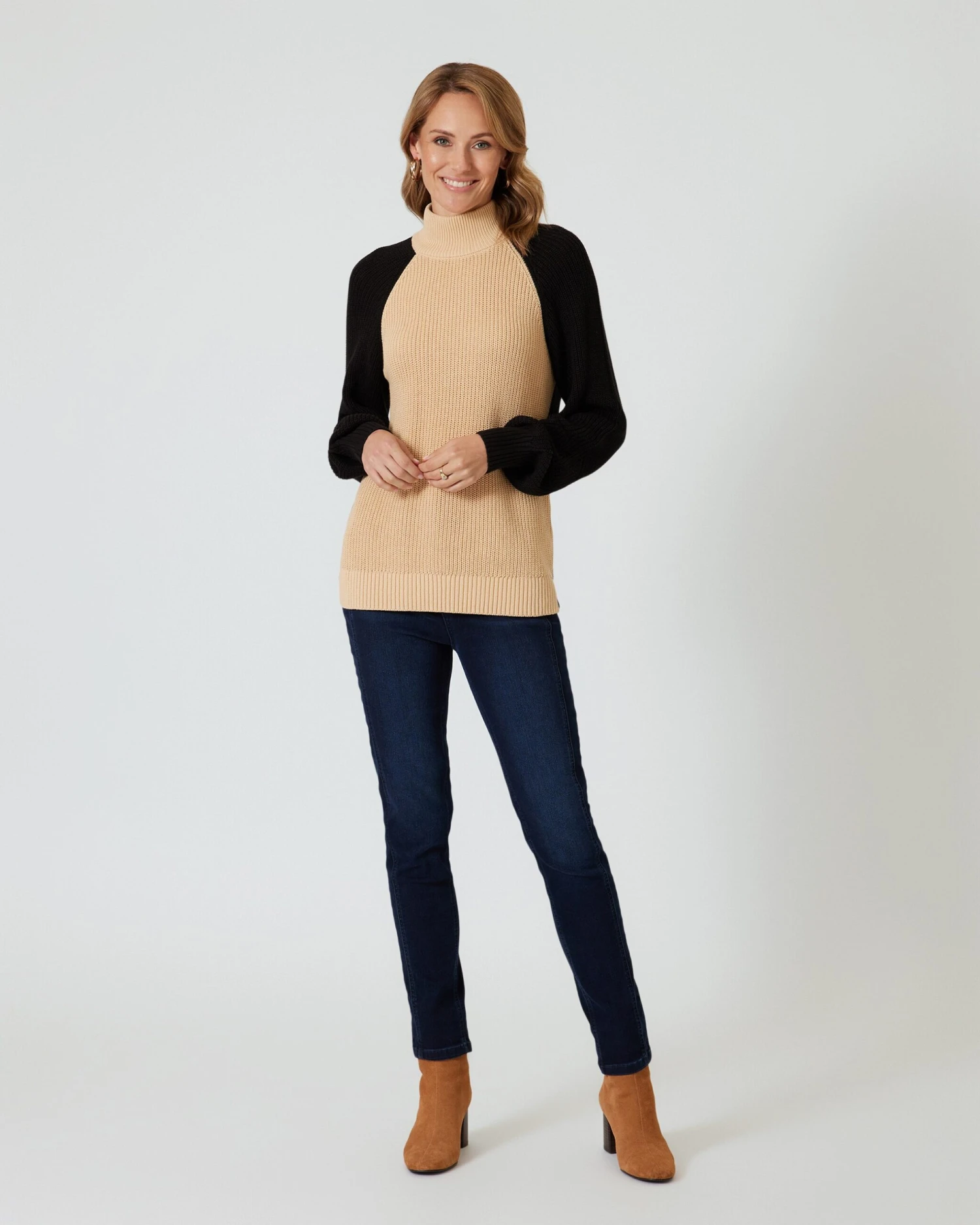 Pullover Mit Kontrast-Ärmeln 5 Pullover Mit Kontrast-Ärmeln – Bild 3