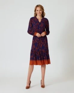 Kleid Mit Blumendruck