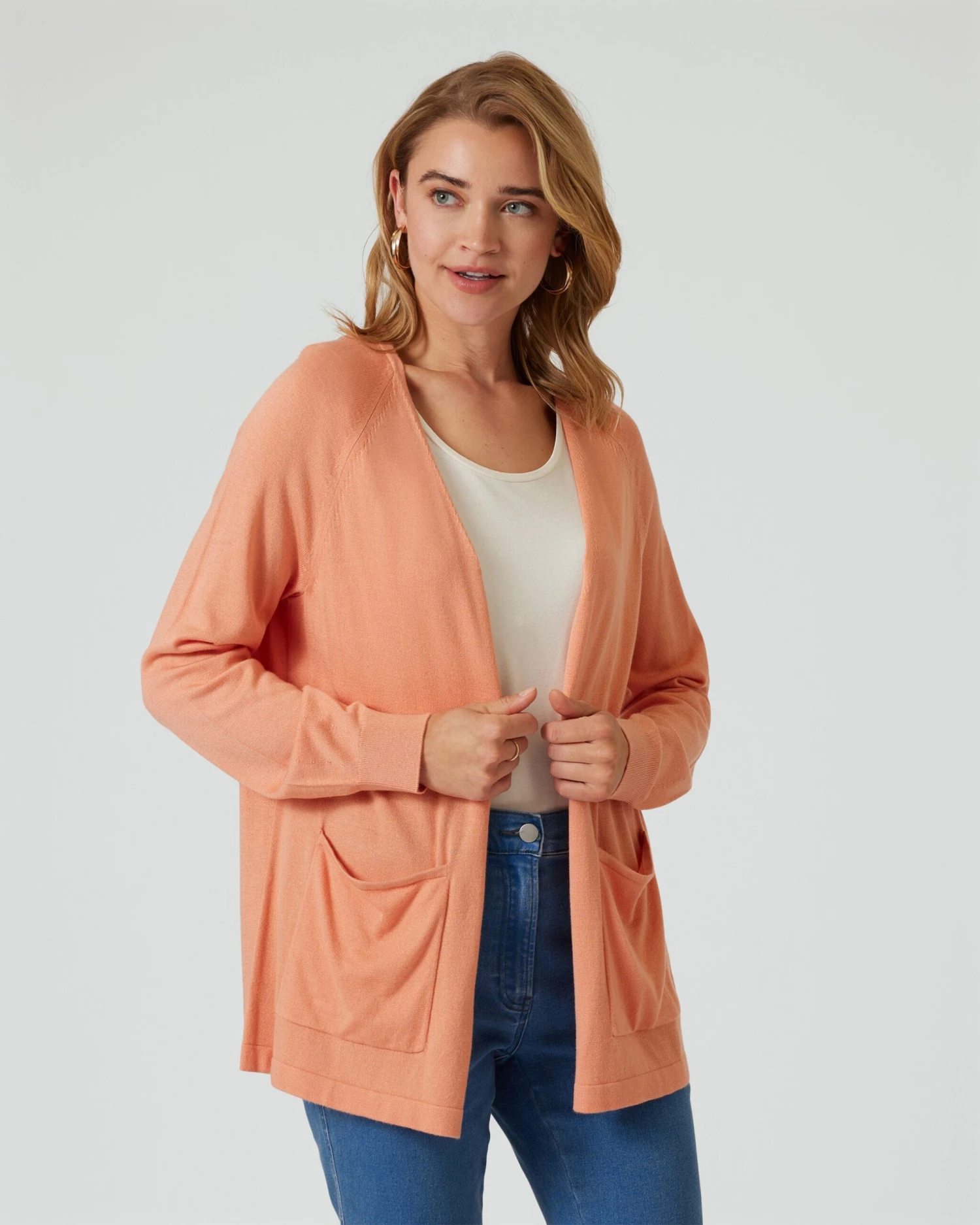 Longcardigan Mit Seiden-Anteil 11 Longcardigan Mit Seiden-Anteil – Bild 9