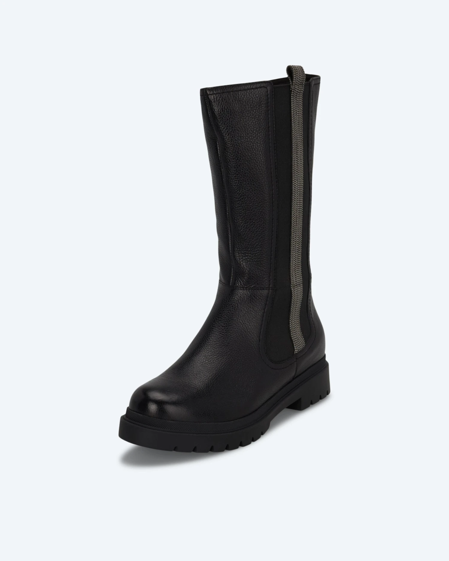 Stiefel Mit Metallperlen-Streifen 4 Stiefel Mit Metallperlen-Streifen – Bild 2