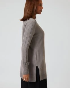 Longcardigan Mit Riegeldetail -Modegeschäft 59829488 ae050ec2 0c21 11ee 9169 5a72d431453d pics2080