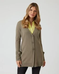 Longcardigan Mit Riegeldetail -Modegeschäft 59831460 1f59fa4c 1012 11ee 9169 5a72d431453d pics2080