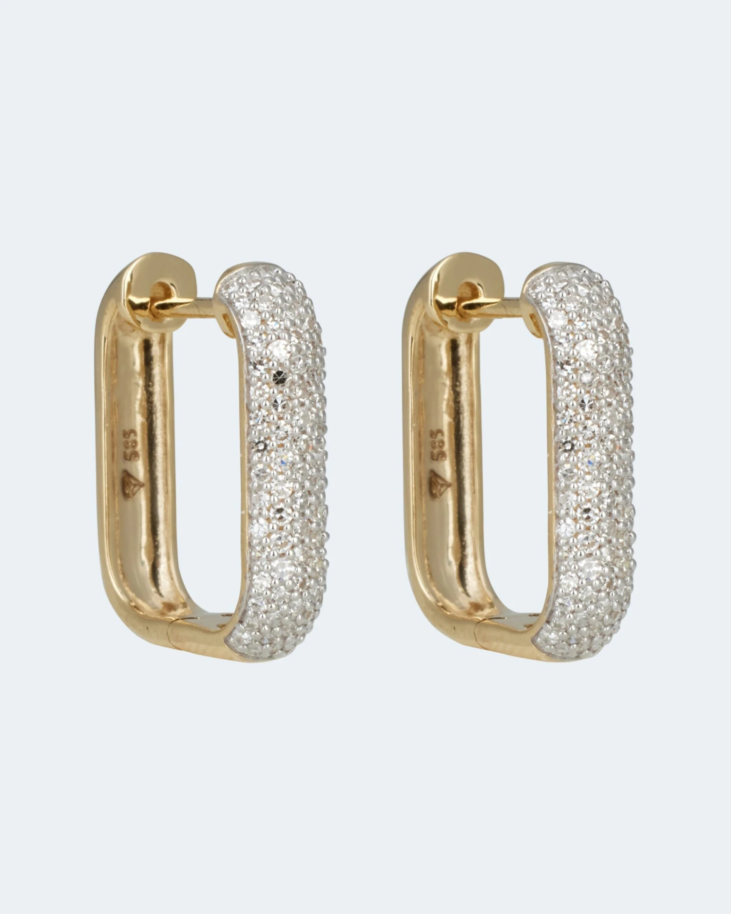 Diamant-Creolen 0,50 Ct 4 Diamant-Creolen 0,50 Ct – Bild 2