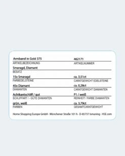 Armband Mit Smaragd Und Diamant -Modegeschäft 59832043 0484d0d3 10db 11ee 9169 5a72d431453d pics2080