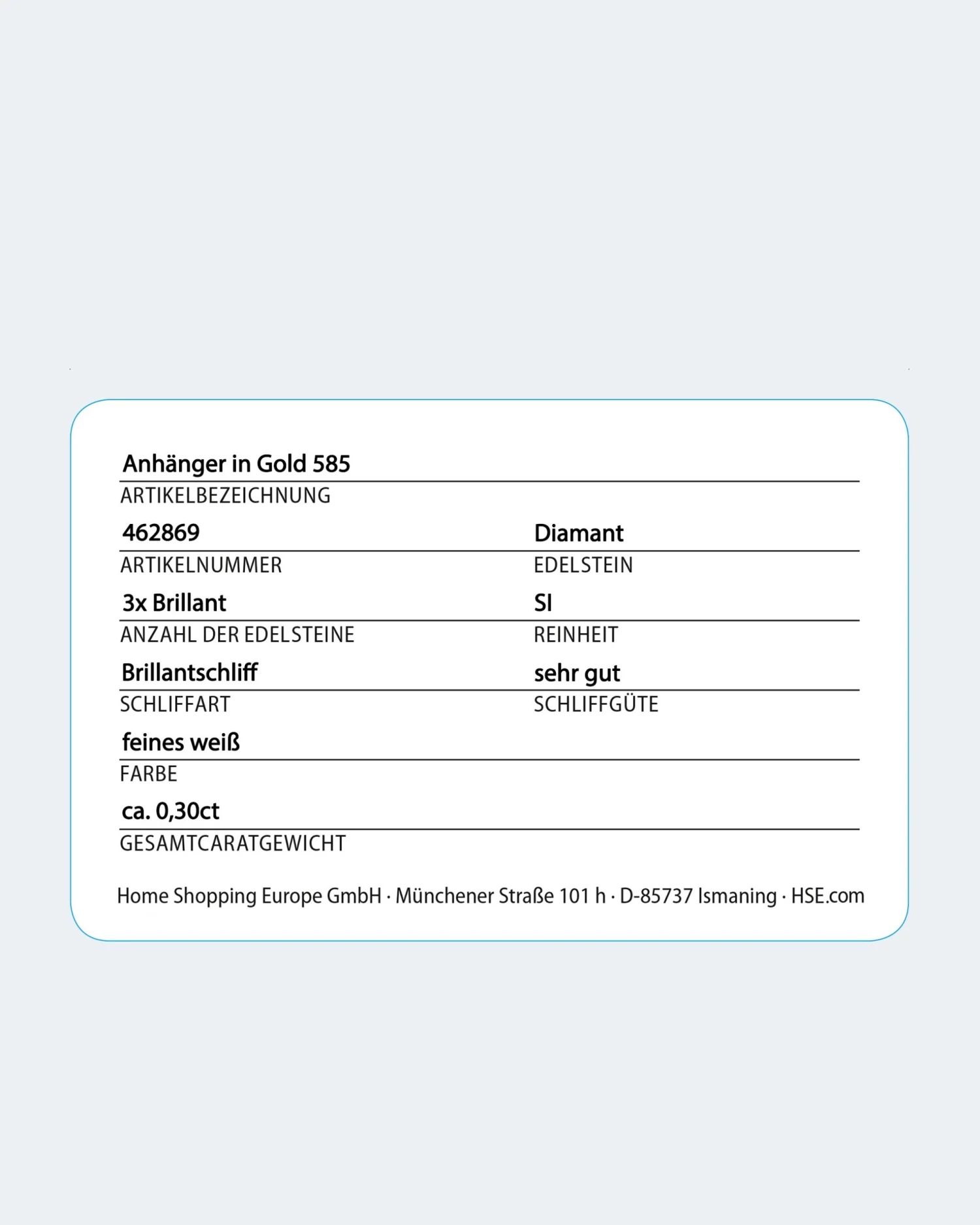 Brillantanhänger 0,30 Ct 5 Brillantanhänger 0,30 Ct – Bild 3